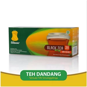 Teh dandang black tea isi 25 sachet x 50 pcs per karton