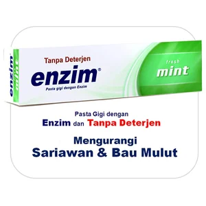ENZIM MINT 124G per karton isi 36 PCS bar code 60010007