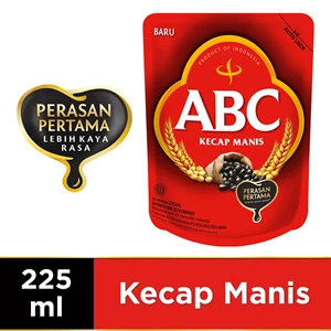 Abc kecap manis pouch sb 225ml per karton isi 24 pcs kode 100158