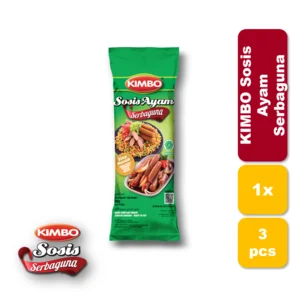 Kimbo Sosis Lauk Ayam Serbaguna isi 3 (6 x 8 pack) per karton 