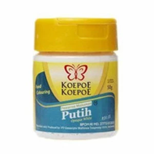 Koepoe Koepoe Dye Powder White (Opaque White) 50 gr x 72 pcs per carton
