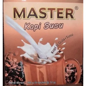 Master kopi susu box 32 gr x 24 x 5 kotak/karton(hllo)
