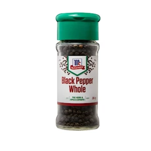 Mccormick black pepper whole 35 gr x 72 pcs per ctn