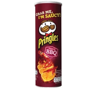 Pringles keripik kentang barbeque 107 gr x 12 pcs/karton 8886467100048