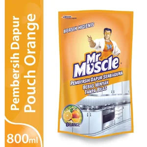 Mr muscle kitchen orange pouch 800ml x 12 pcs/ctn 244800000