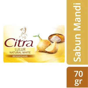 CITRA SABUN MANDI WHITE BENGKOANG 144X75G      