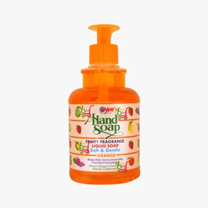 Yuri Hand Soap Orange Pump 410 ml x 12 botol/karton 