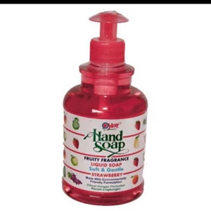 Yuri Hand Soap Strawberry Pump 410 ml x 12 botol/karton 