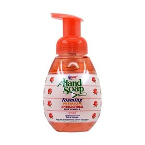 Yuri Hand Soap Foaming Premium Rose Pump 410 ml x 12 botol/karton 