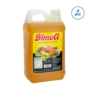 Bimoli classic cooking oil 5 liters per carton of 4 jerry cans