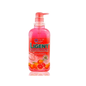 Yuri Ligent Cairan Cuci Piring Grapefruit Pump 1000 ml x 12 botol/karton 