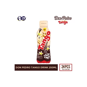 TANGO DRINK DON PEDRO BLACK VANILA 250 ML X 24 BOTOL/CARTON