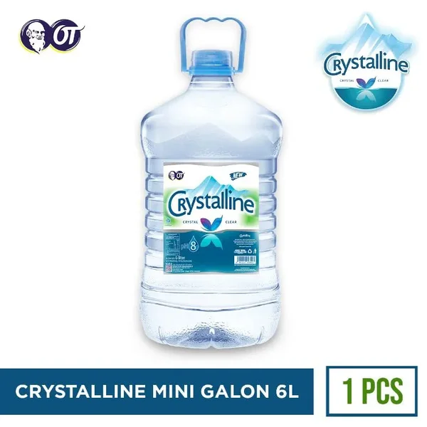 CRYSTALLINE GALON 6 LITER X 2 BOTOL/CTN 