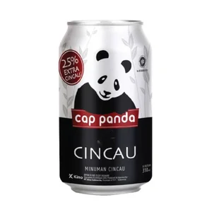 Panda Cap Cincau Less Sugar Can 310ml per carton contains 24 pcs