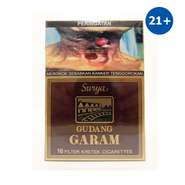 Gudang Garam Surya 16 per pack per slop isi 10 pack | Jaya Utama 