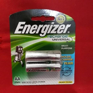 Baterai Rechargeable Energizer NH15 AA BP2 1400 mAh 2S x 36 Pack per Karton