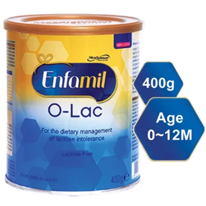 Dari Enfamil O-lac susu formula bayi 0-12 bulan 400gr x 6 pcs/ctn 0