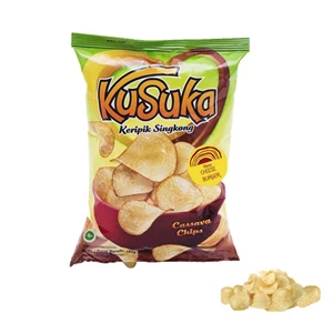 KUSUKA Cassava Chips Cheese Burger 180 gr per carton of 10 pcs 653314502137