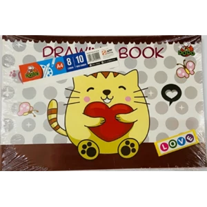 Dodo drawing book 8 A4 spr 20 pack x 10 pcs per karton