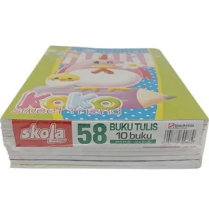 Skola buku tulis 38 lembar 32 pack x 10 pcs per karton