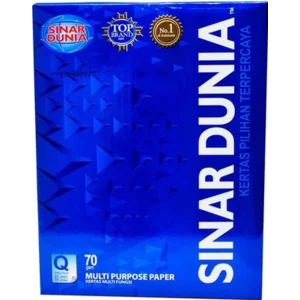 hSinar dunia kertas vs 70 gsm quarto 5 rim x 500 lembar per karton