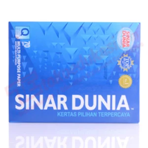 Sinar dunia kertas hvs 70 gsm QS 5 rim x 500 lembar per karton