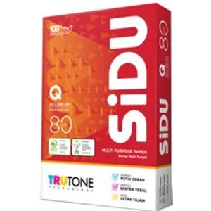 Sinar dunia kertas hvs quarto 80 gsm 5 rim x 500 lembar per karton
