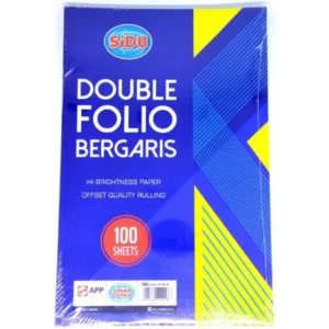 Sinar dunia double folio ruling folio 100 lembar x 40 pack