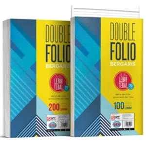Sinar dunia double folio ruling folio 200 prs x 20 pack