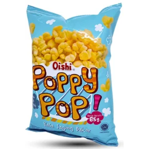 Oishi poppy pop rasa jagung bakar 65gr x 24 pcs/ctn 38010042
