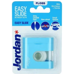 Tusuk Gigi Benang Jordan Floss Easy Slide 30m 10 Inr / 120 Pcs
