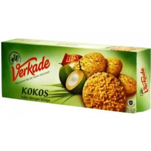 Verkade Kokos Kukis Biskuit Kelapa 150 gr x 12 pcs per karton 8992774814001