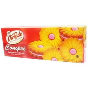 Verkade Compri Strawberry Biscuit 160 gr x 12 pcs per karton 80910000