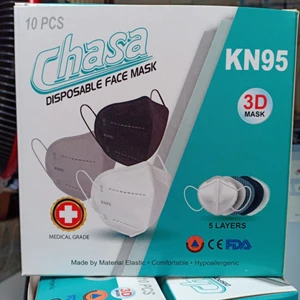 Chasa KN 95 Disposable Mask Medical Grade face mask Per Box contains 10 pieces