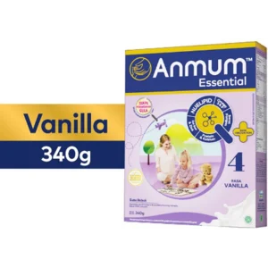 Anmum essential step 4 milk powder vanilla 340gr per pcs