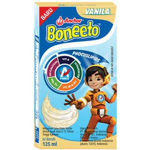 Anchor boneeto uht vanila 125ml per pcs