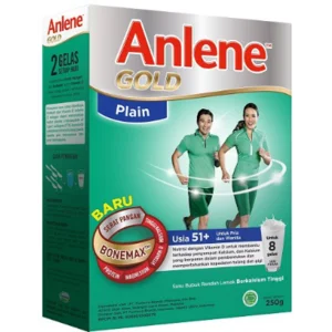 Anlene gold plain 250gr x 24 pcs/ctn
