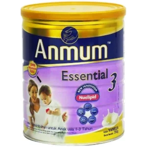 Anmum essential 3 vanilla 750gr x 12 pcs/ctn