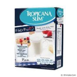 Tropicana slim Non Fat Plain 500 gram per karton isi 12 pcs