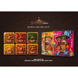 Binbon Unicorn Nuts Mahkota (snack kacang) 35x25x6.5 berat 950 gram