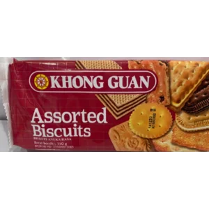 Khong Guan Assorted Biscuits Red (Pack) Mini 110 gr x 30 pcs per karton