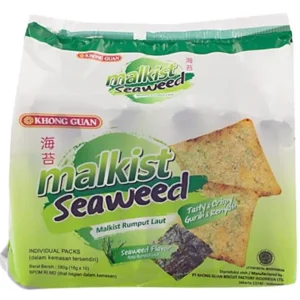 Khong Guan Malkist Seaweed Bag 18 gr x 10 x 18 bags per karton