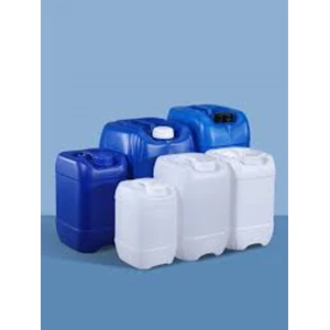 Blue 30 liter empty plastic jerry can weigh 1.3 kg per pieces