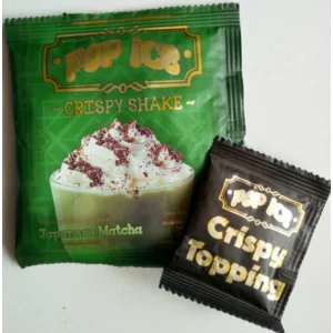 Bubuk Minuman Pop Ice Crispy Shake Japanese Matcha 29.7 gr