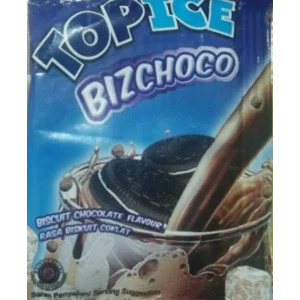 TOP ICE COKLAT BISKUIT (TOPICO-BIS) 7.5 GR x 6 PACK x 12 RENCENG x 10 SACHET/KARTON