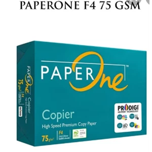 Paper one kertas hvs (foto copy) F4 75gr per rim isi 500 lembar