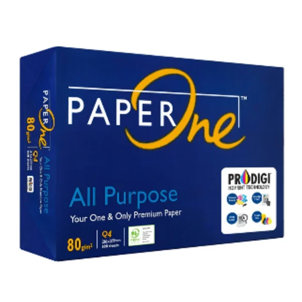 Paper one kertas hvs quarto letter (foto copy) Q4 80gr per rim isi 500 lembar