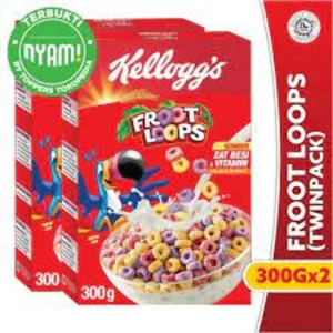 Kelloggs Marvell Froot Loops Gift 2 x 300 grams per carton of 5 pcs