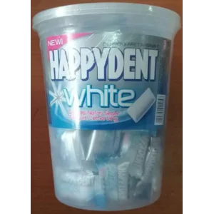 Happydent White chewing gum Jar 100 x 12 jars per carton code 826988