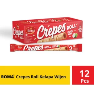 Roma Crepes Roll Sesame Coconut 12 pcs x 12 sachets x 7.5 gr per carton